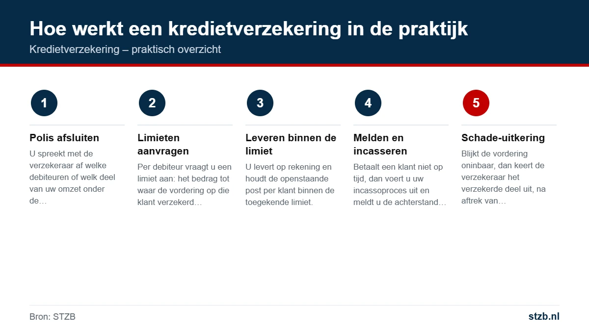 Kredietverzekering: hoe werkt een kredietverzekering in de praktijk